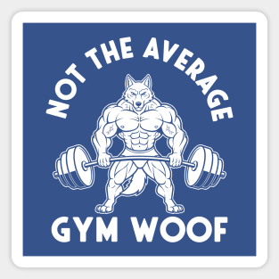 Hilarious Gym Woof Magnet